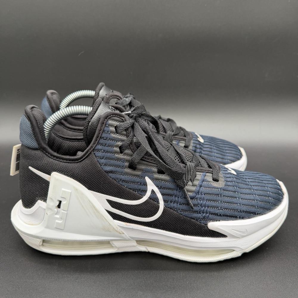 AUTHENTIC NIKE LEBRON WITNESS VI "DARK OBSIDIAN" MEN'S Sz 8.5 Basketball Shoes